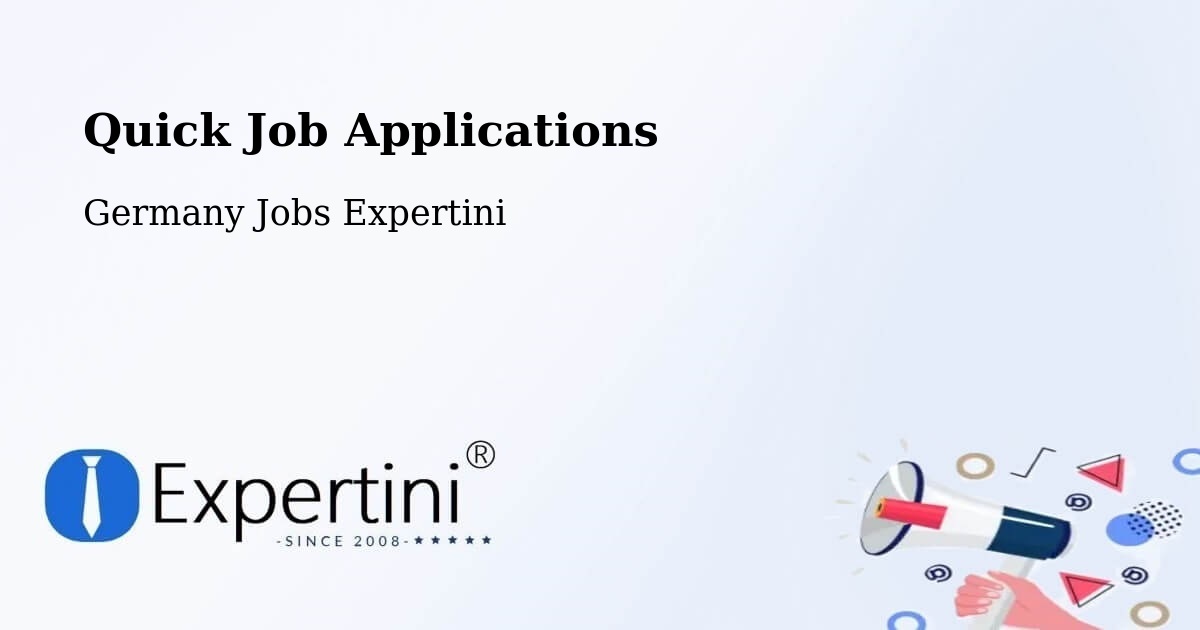 Quick Apply Feature – Staufen - Germany Jobs Expertini